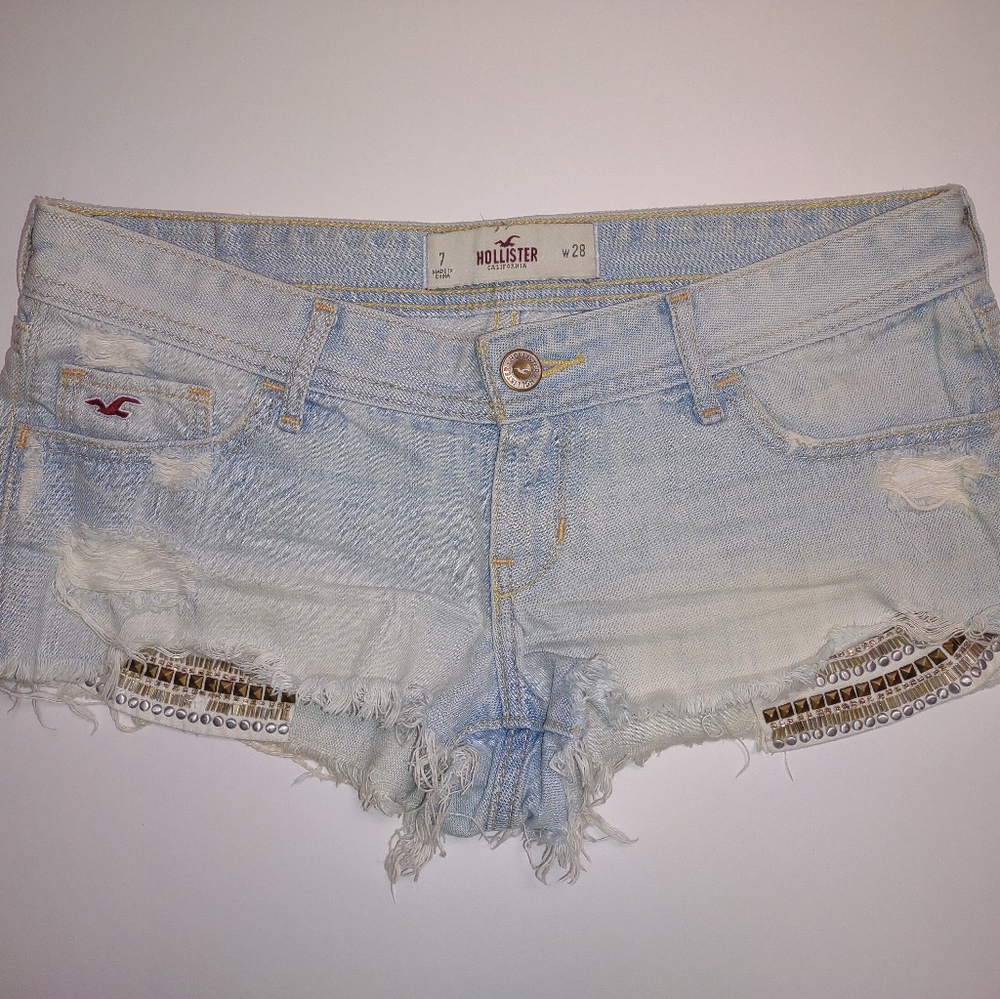 Hollister jean shorts